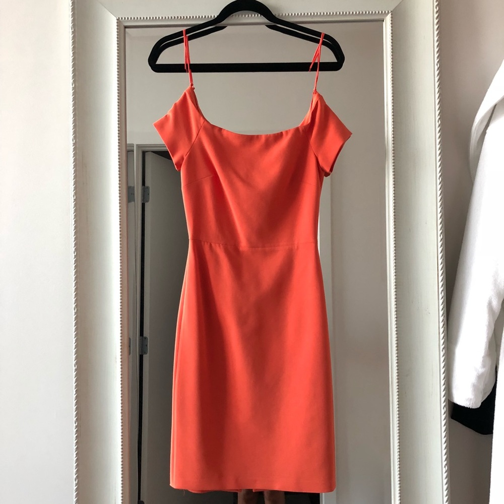 Alice + Olivia "Aleah" mini dress in ponte.